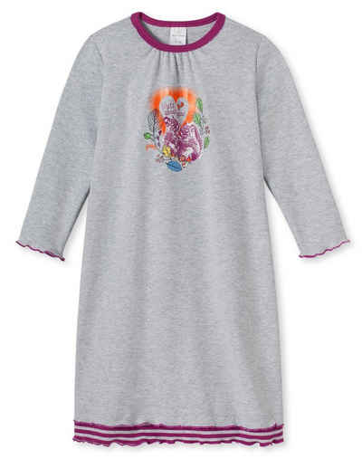 Schiesser Nachthemd Eichhörnchen (Set, Set) Mädchen Schlafanzug, Nachthemd, Sleepshirt, 100% Baumwolle