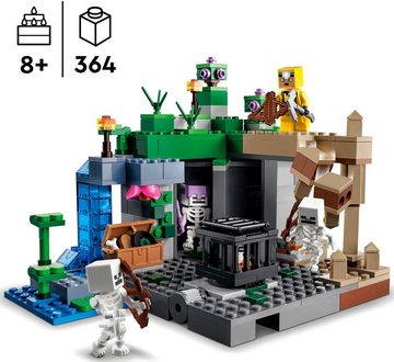 LEGO® Konstruktionsspielsteine Das Skelettverlies (21189), LEGO® Minecraft, (364 St), Made in Europe