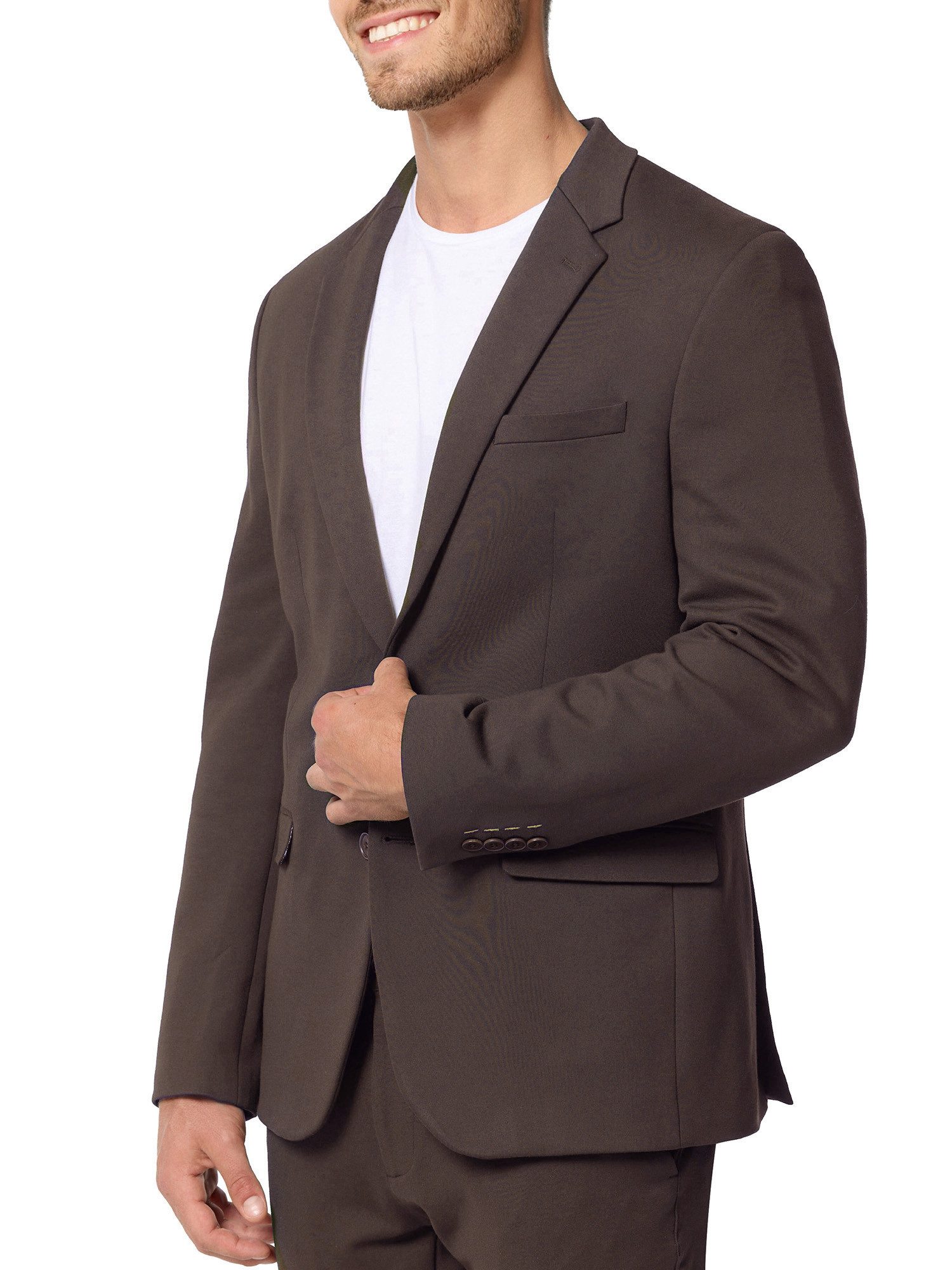 Jeff Anzug Herren JFEzra SET 2-Teiler Herrenanzug (Set, 2-tlg., Anzug Set) 2-teiliges Set