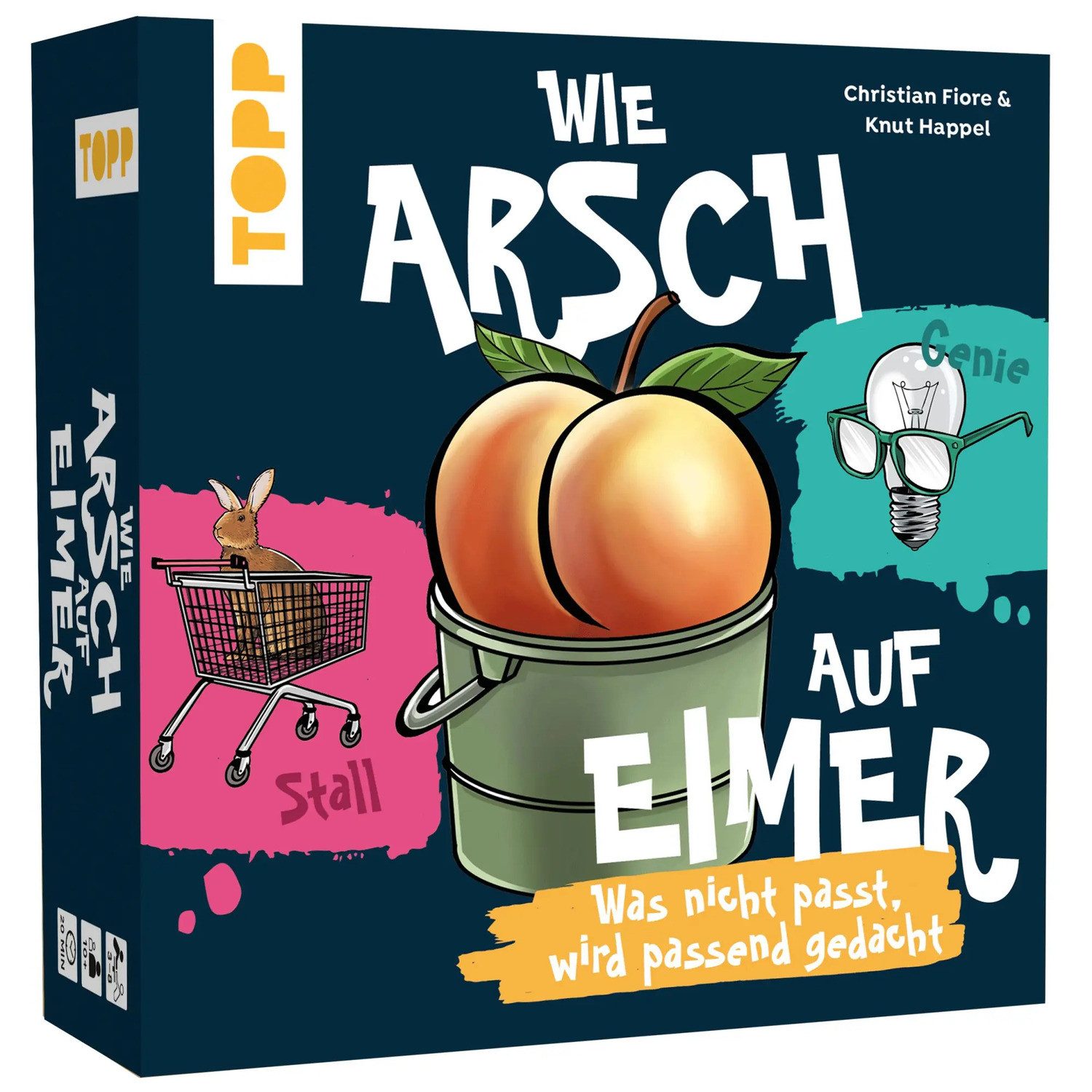 frechverlag Spiel Wie Arsch auf Eimer - Was nicht passt, wird passend gedacht!