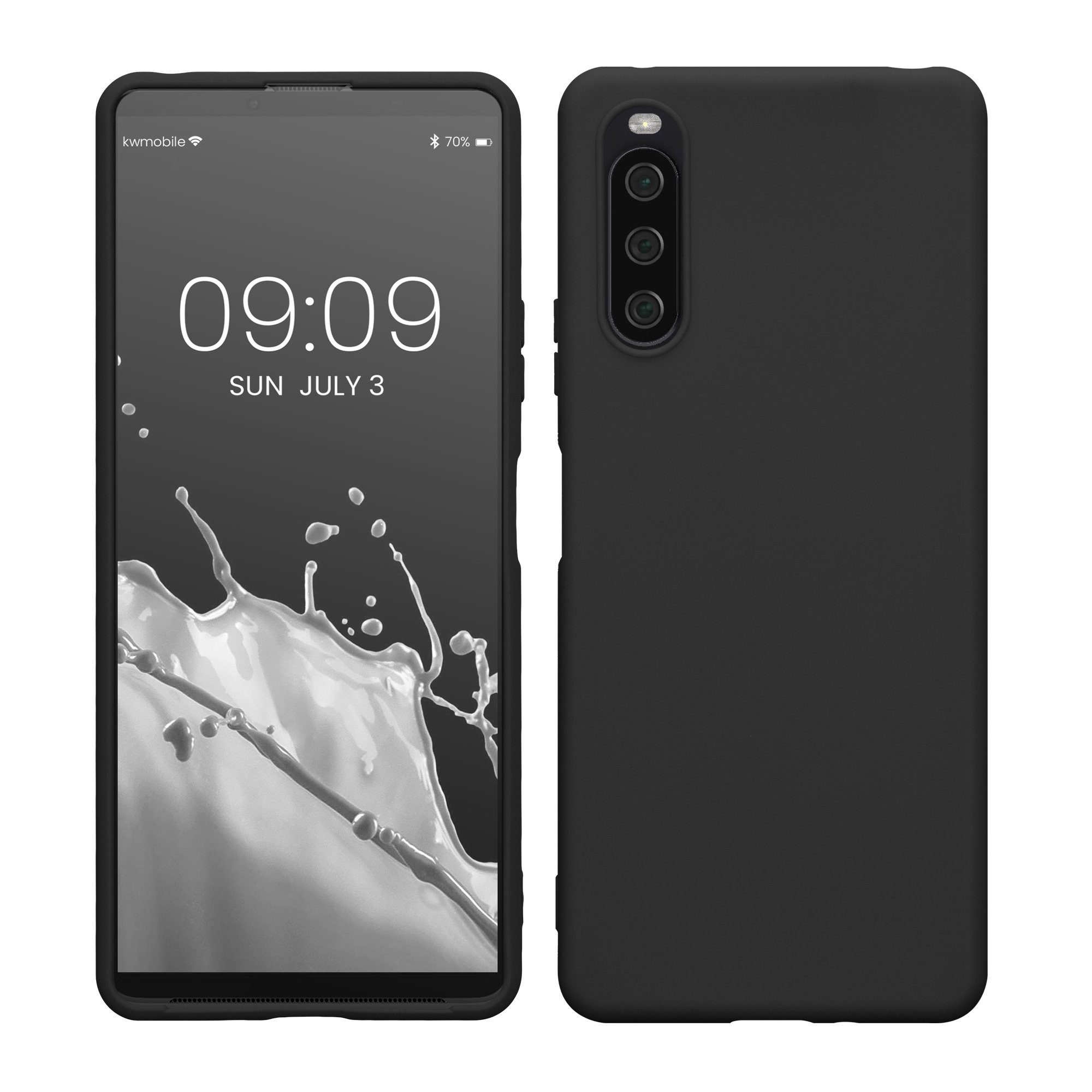 kwmobile Handyhülle Hülle für Sony Xperia 10 IV, Hülle Silikon - Soft Handyhülle - Handy Case Cover