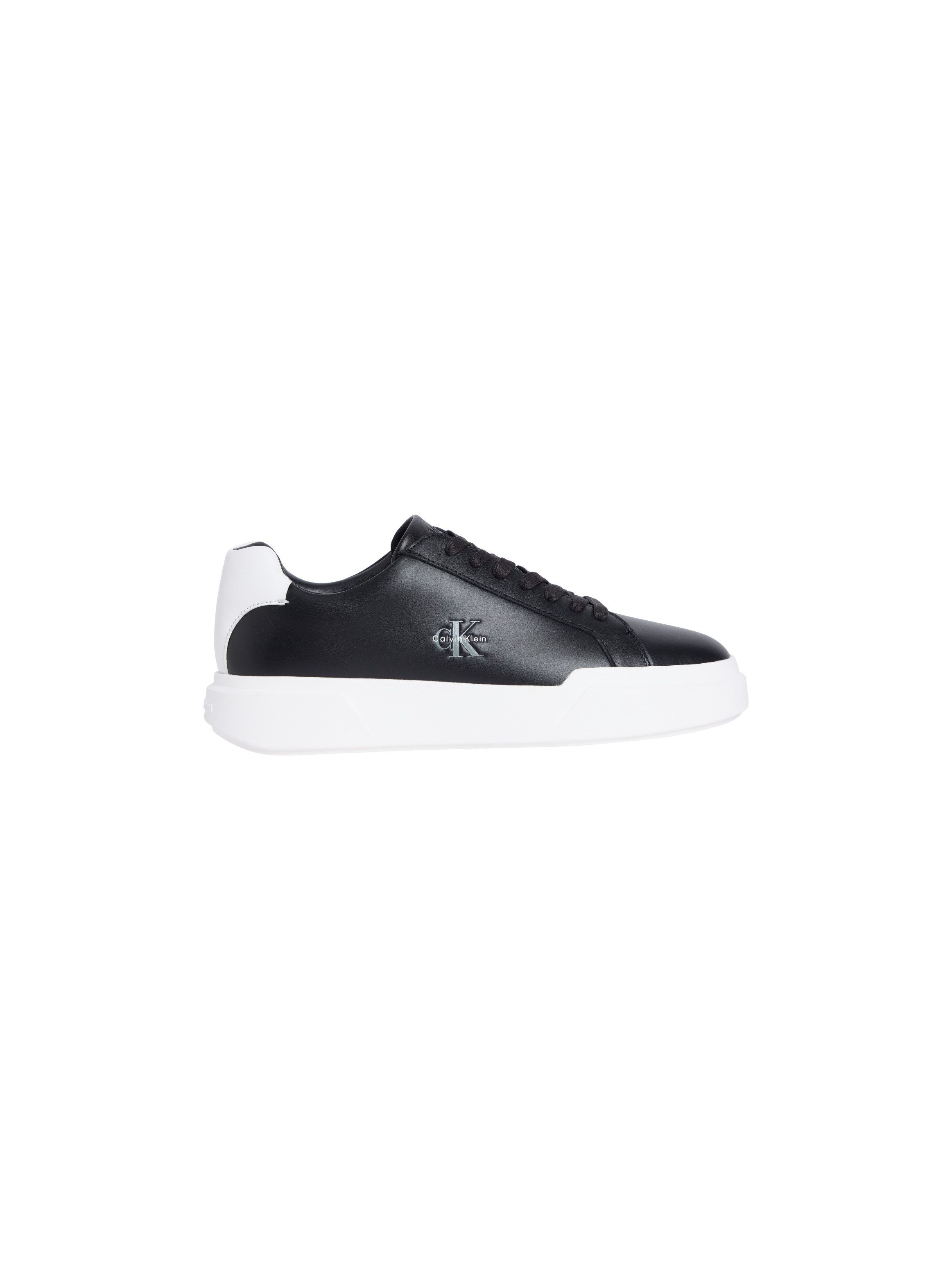 Calvin Klein Jeans CHUNKY CUPSOLE LACEUP LTH Sneaker Freizeitschuh, Halbschuh, Schnürer mit CK-Logoprägung