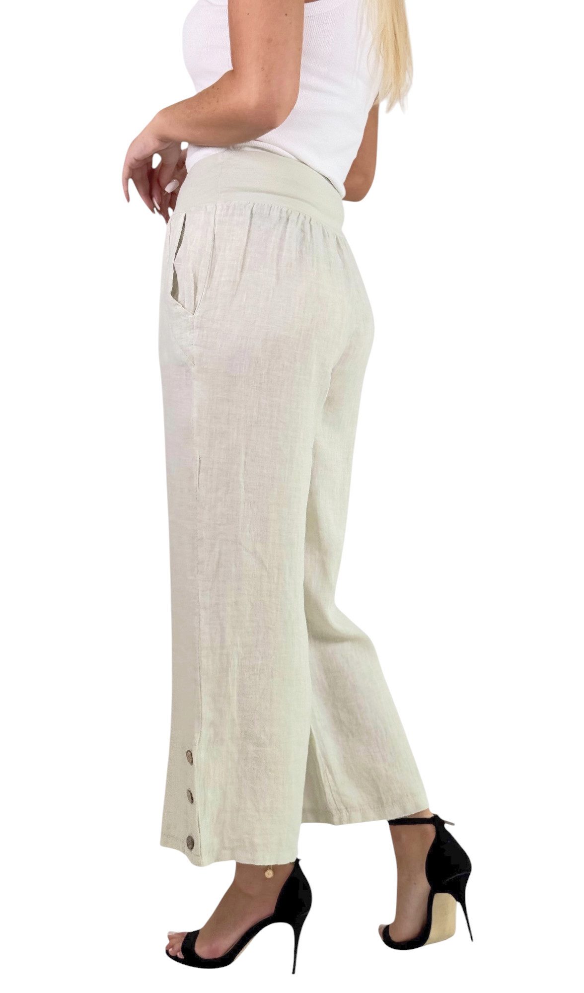 Mississhop Leinenhose Leinenhose 100 % Leinen günstig online kaufen