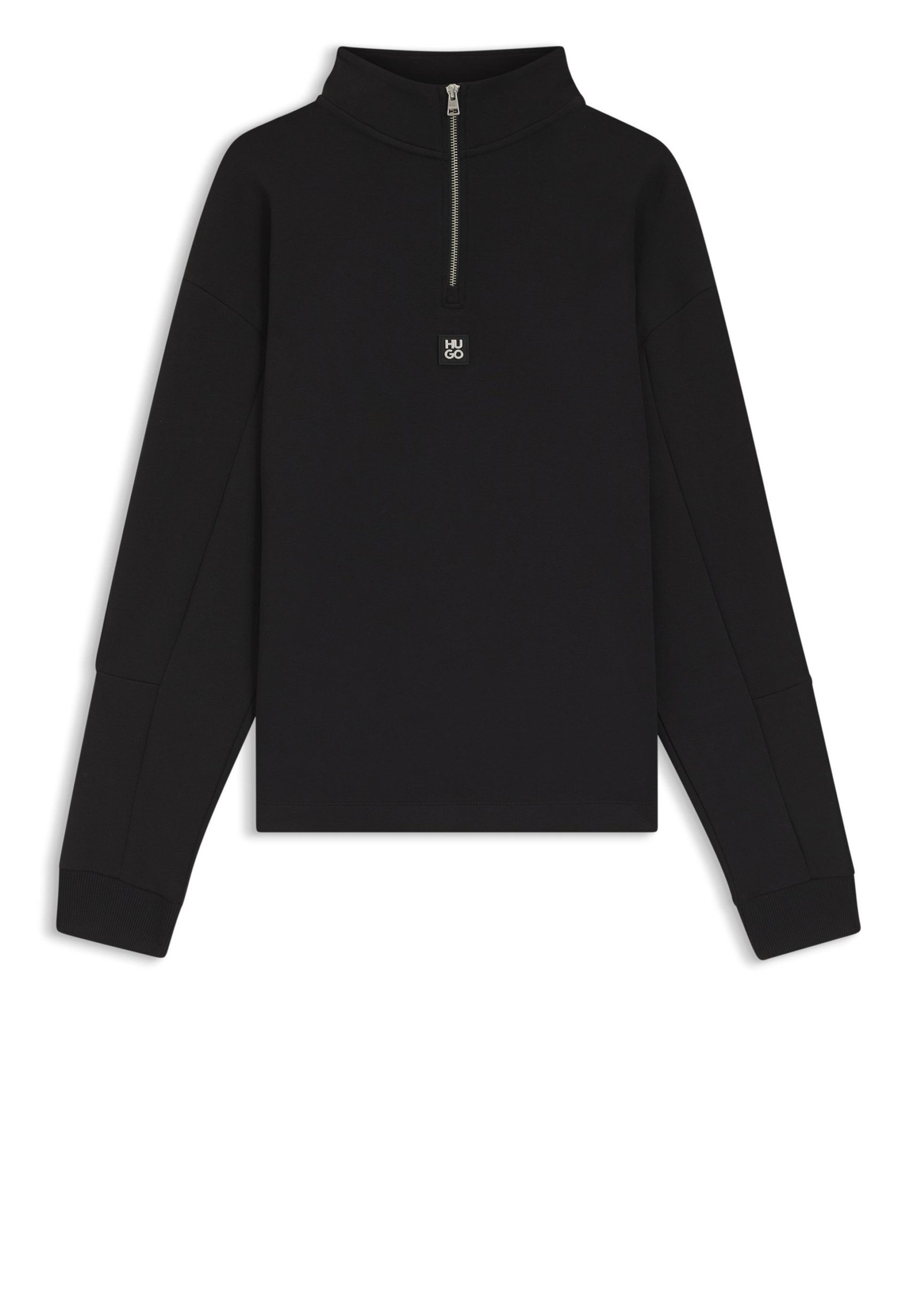 HUGO Strickpullover Danovotop mit Half-Zip (1-tlg)