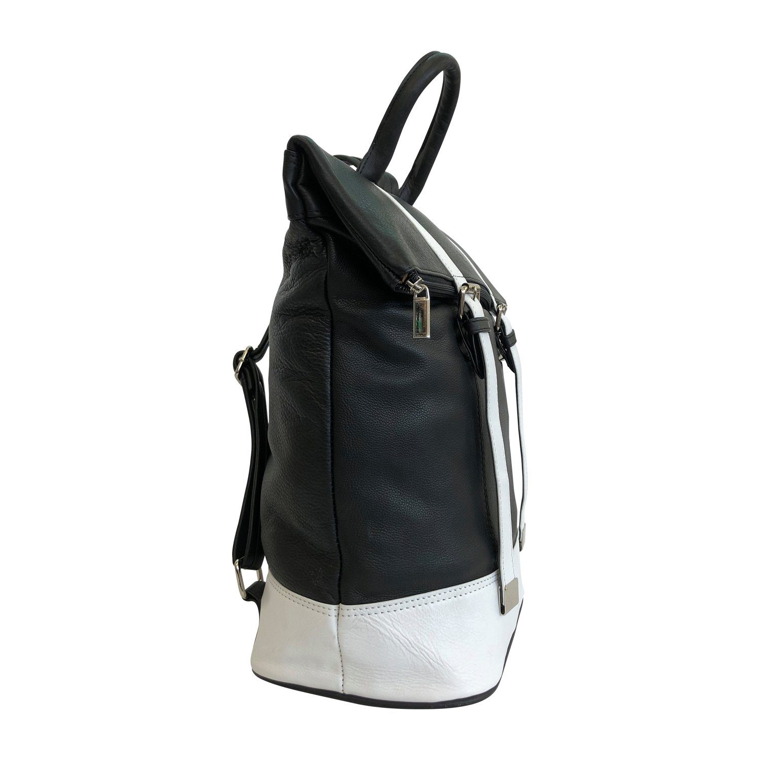 Cinino Rucksack C1989, Lederrucksack Kurierrucksack