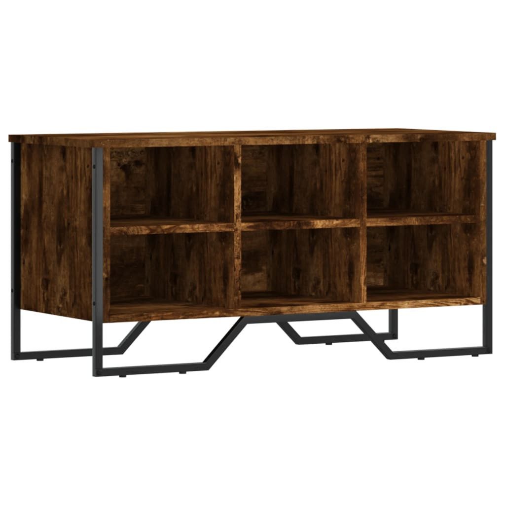 vidaXL Schuhregal Schuhregal Räuchereiche 90x38x45,5 cm günstig online kaufen