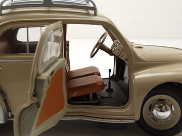 Solido Modellauto Renault 4CV Tourterelle 1956 beige Modellauto 1:18 Solido, Maßstab 1:18