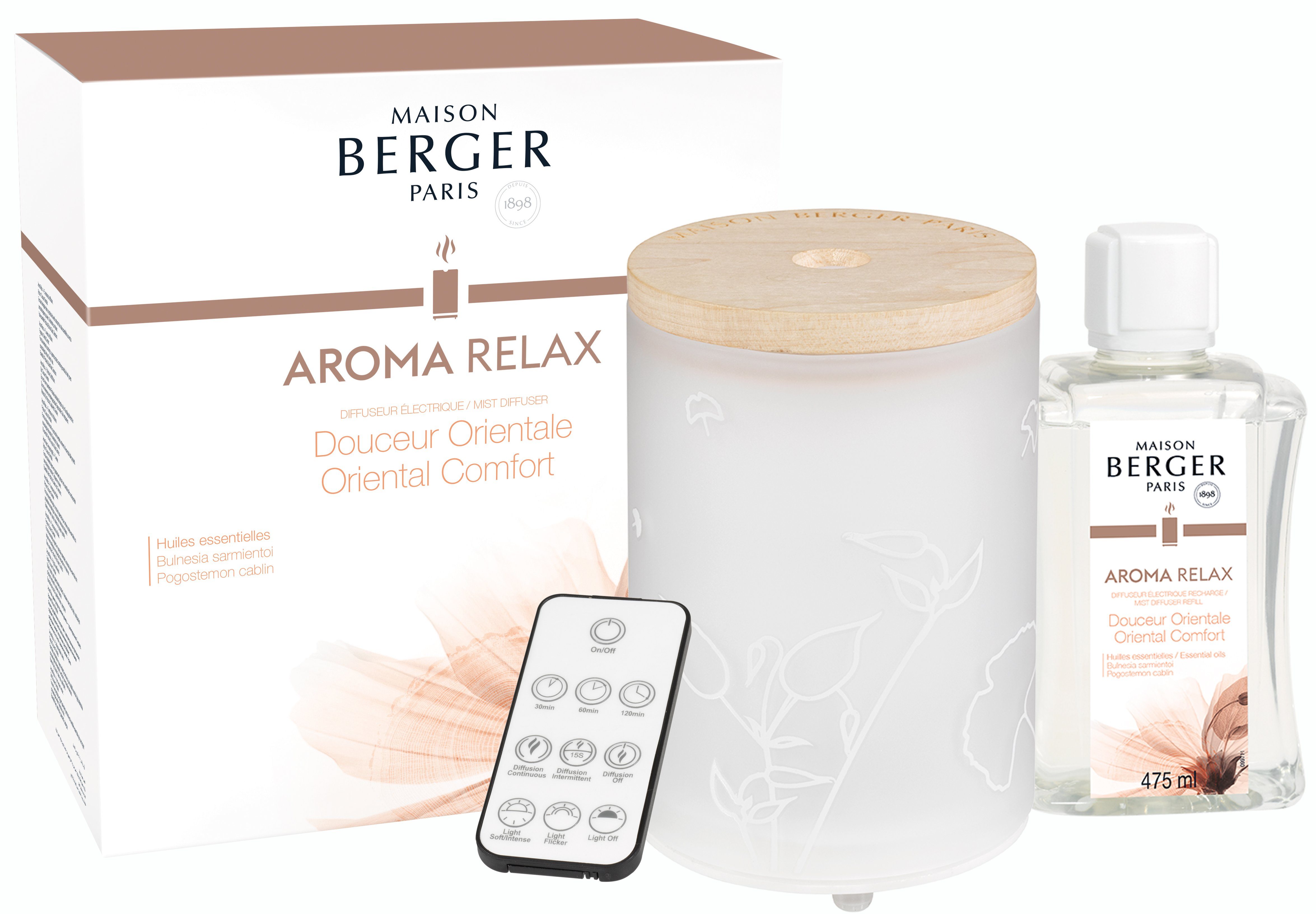 Elektrischer Relax Duftlampe MAISON PARIS Aroma Aroma BERGER Diffuser