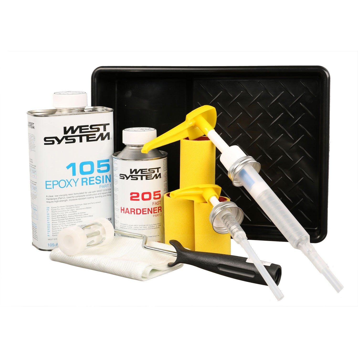 WEST SYSTEM Epoxidharz West System A-Pack 105 (Harz) - 205/206(Härter) Boot Epoxidharz Sets