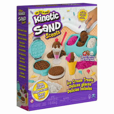 Spin Master Knete »Kinetic Sand Ice Cream Treats 510gr Scented Sand« (siehe Beschreibungstext)
