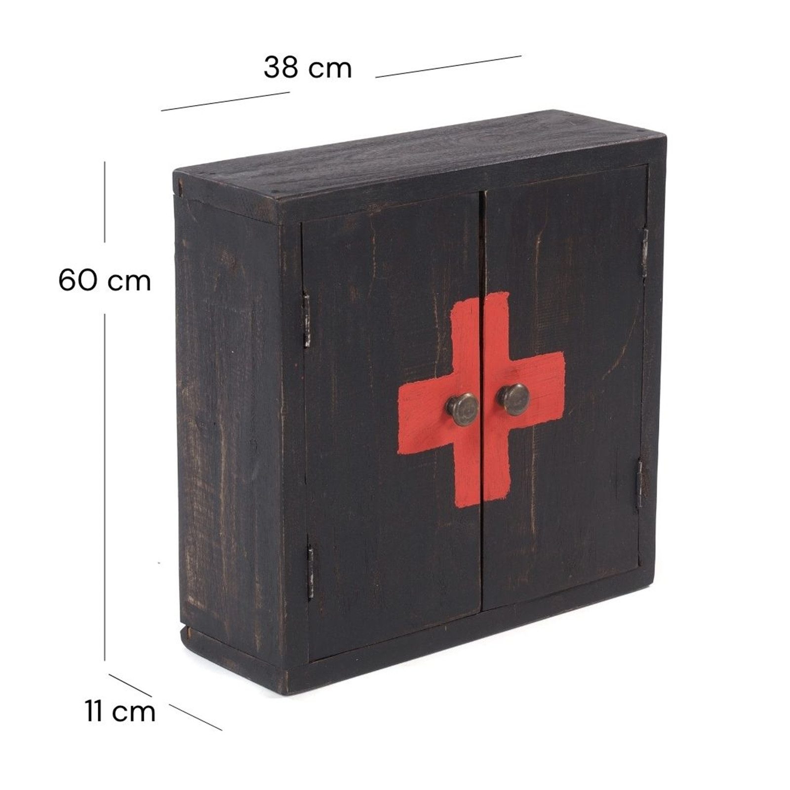 DESIGN DELIGHTS Wandregal MEDIZINSCHRANK MEDIC, 35x35x13cm, günstig online kaufen