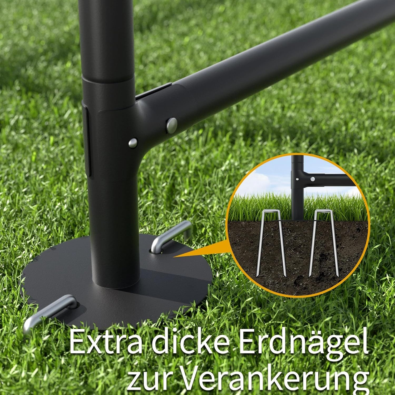 Sinoba Tierhaus XL Tier-Pavillon 120x120cm Outdoor Hundezelt Unterschlupf wetterfest