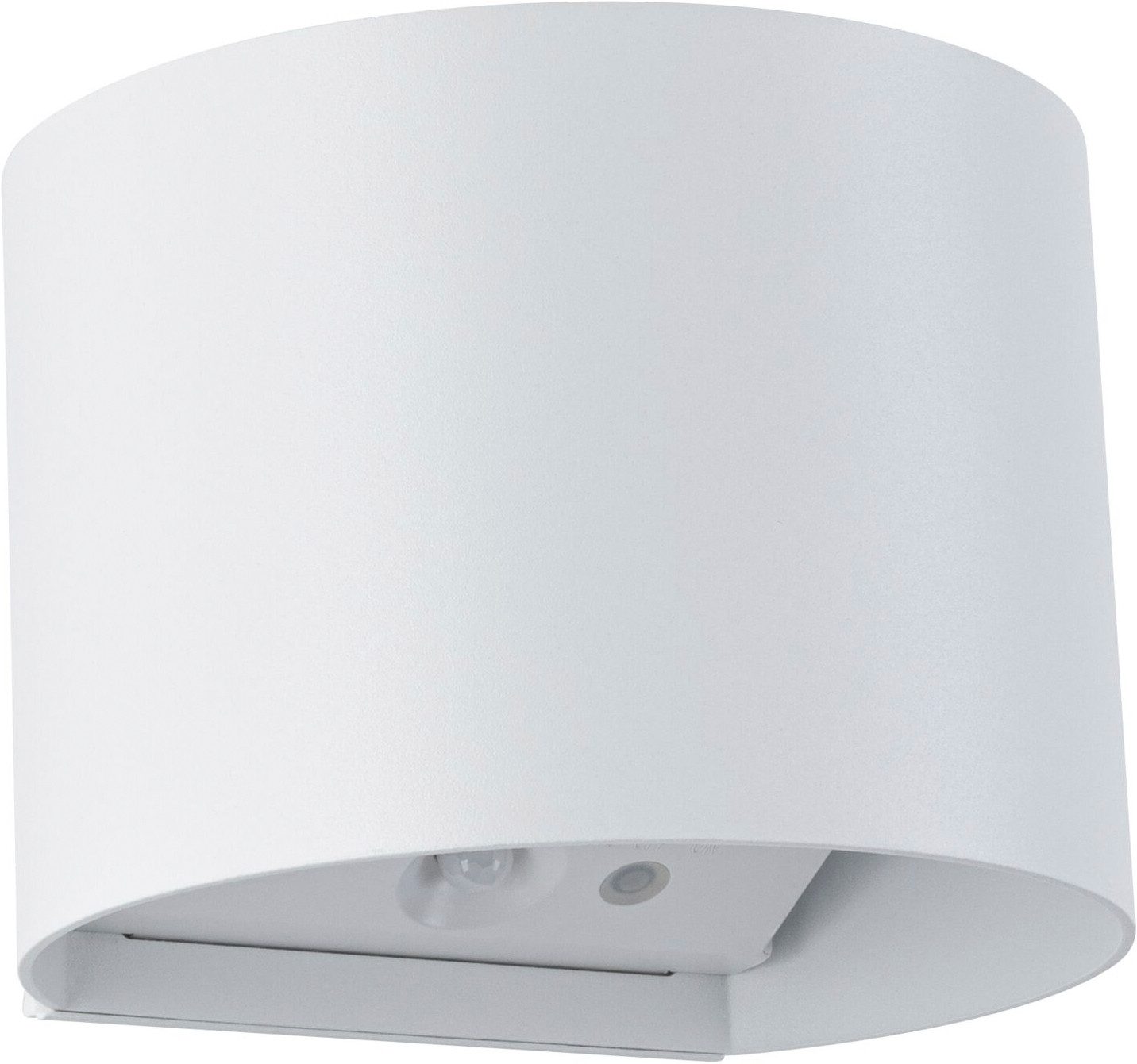 Paulmann LED Wandleuchte Nyora IP44 2W, USB-Ladefunktion, LED fest integriert, Dämmerungsgesteuerter Bewegungsmelder (HF)v