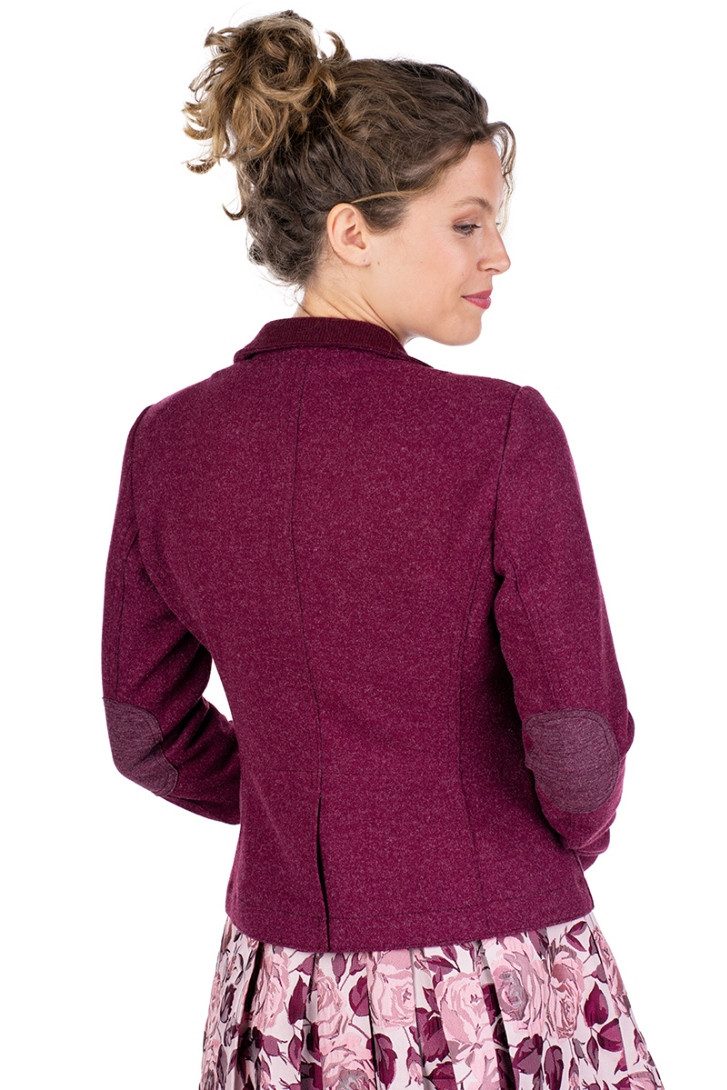 Spieth & Wensky Trachtenjanker Walkjacke Damen - FORMOSA - beere günstig online kaufen