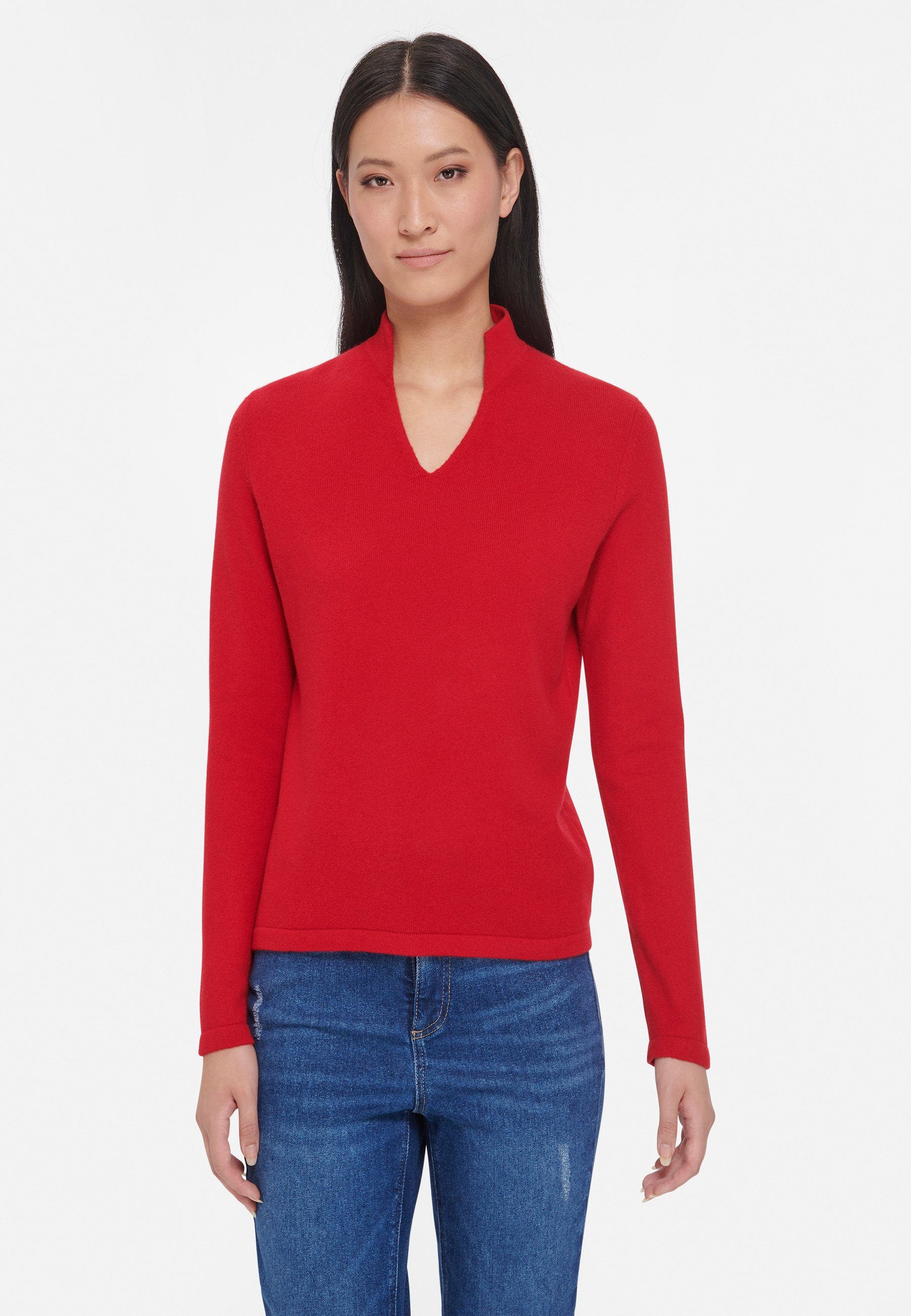 Peter Hahn Strickpullover Cashmere rot