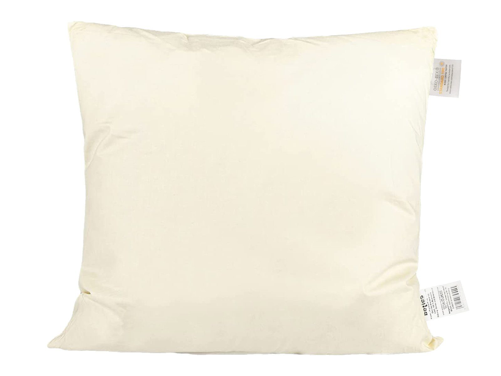 beties Daunenkissen PublikSoft, Füllung: 70% Daunen, 30% Federn, Bezug: Baumwolle, 1 Stück, ca. 50x50 cm waschbar, kein Lebendrupf