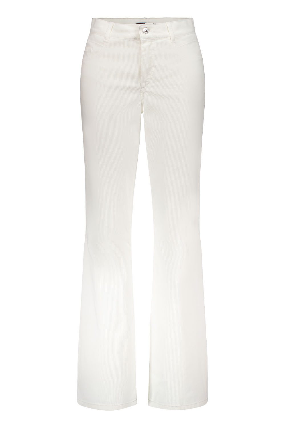Atelier GARDEUR Bootcut-Jeans ZURI126-80481-1002 Slim Fit Damenhose Bootcut weiß Elastischer Cordmix für weiches Tragegefühl und formstabile Passform