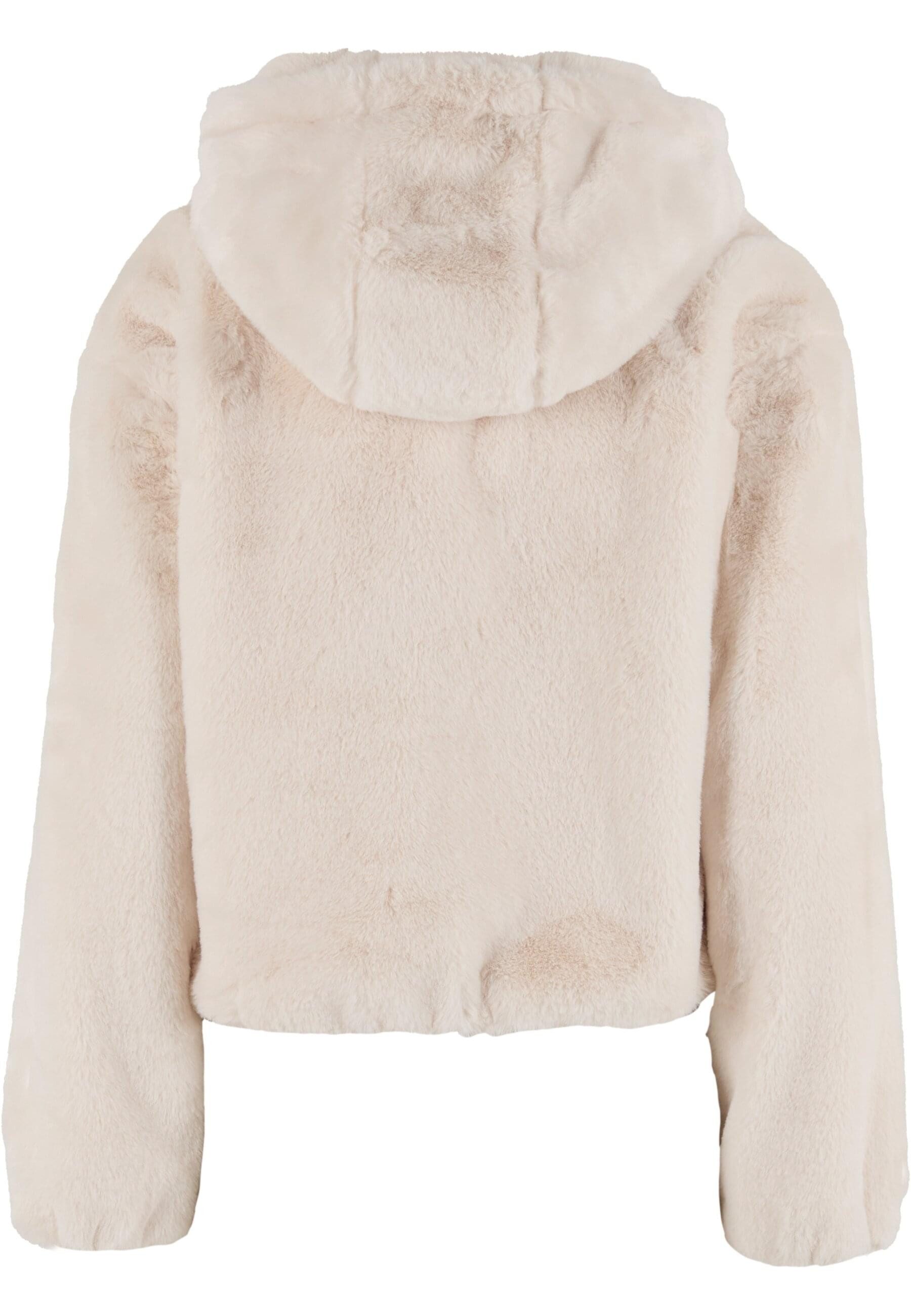 URBAN CLASSICS Sweatjacke Urban Classics Ladies Full Zip Faux Fur Hoodie günstig online kaufen