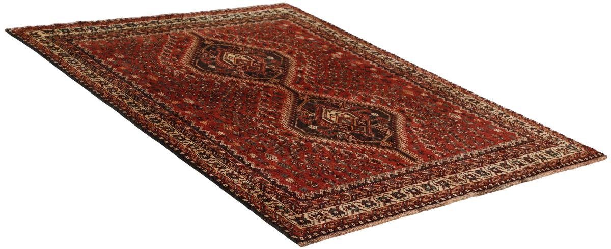 Orientteppich Shiraz 163x204 Handgeknüpfter Höhe: Orientteppich mm Nain Trading, / 10 rechteckig, Perserteppich