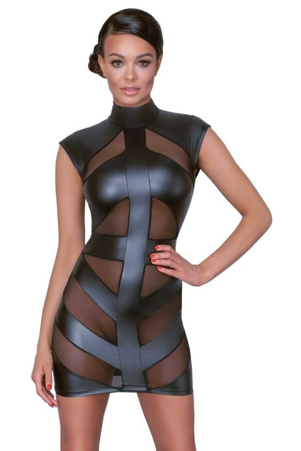 Cottelli Collection Minikleid Kleid mit Stehkragen günstig online kaufen