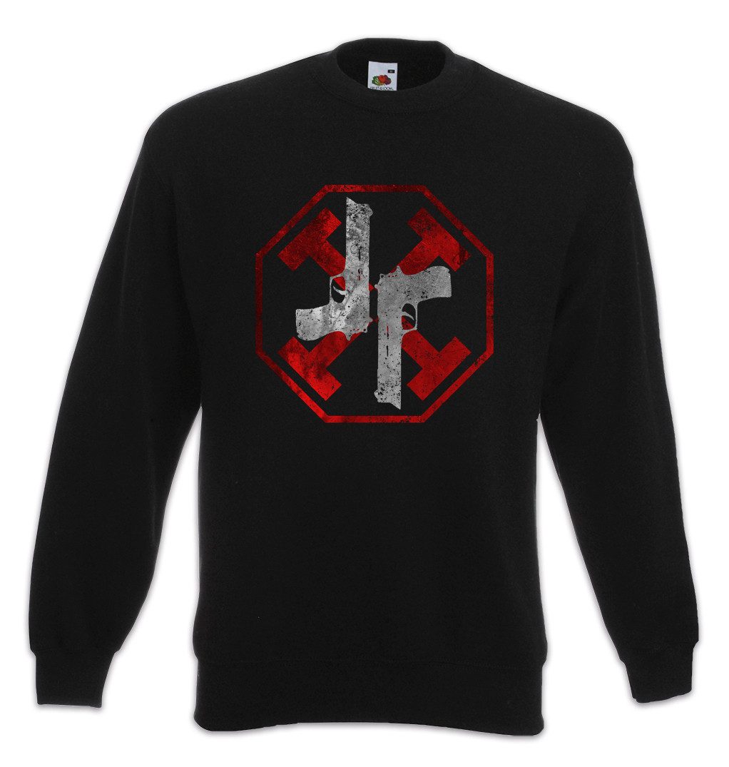 Sweatshirt Gun Kata Sweatshirt Symbol Sign Logo Insigina Equilibrium John Dupont