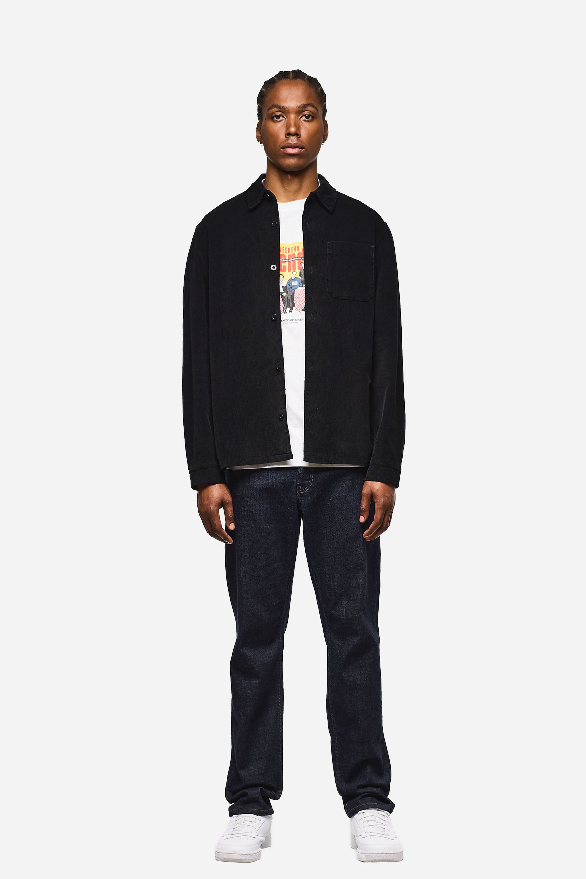 Weekend Offender Kurzarmshirt WELCH CORD OVERSHIRT. Herren Überhemd Herren, leichte Hemdjacke, Feincord, Jackenhemd, Sale