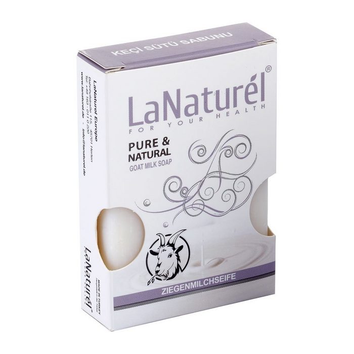 LaNaturel Rohseife Ziegenmilchseife 100g Seife Hautpflege Anti-Aging-Effekt Intensivpflege der Haut