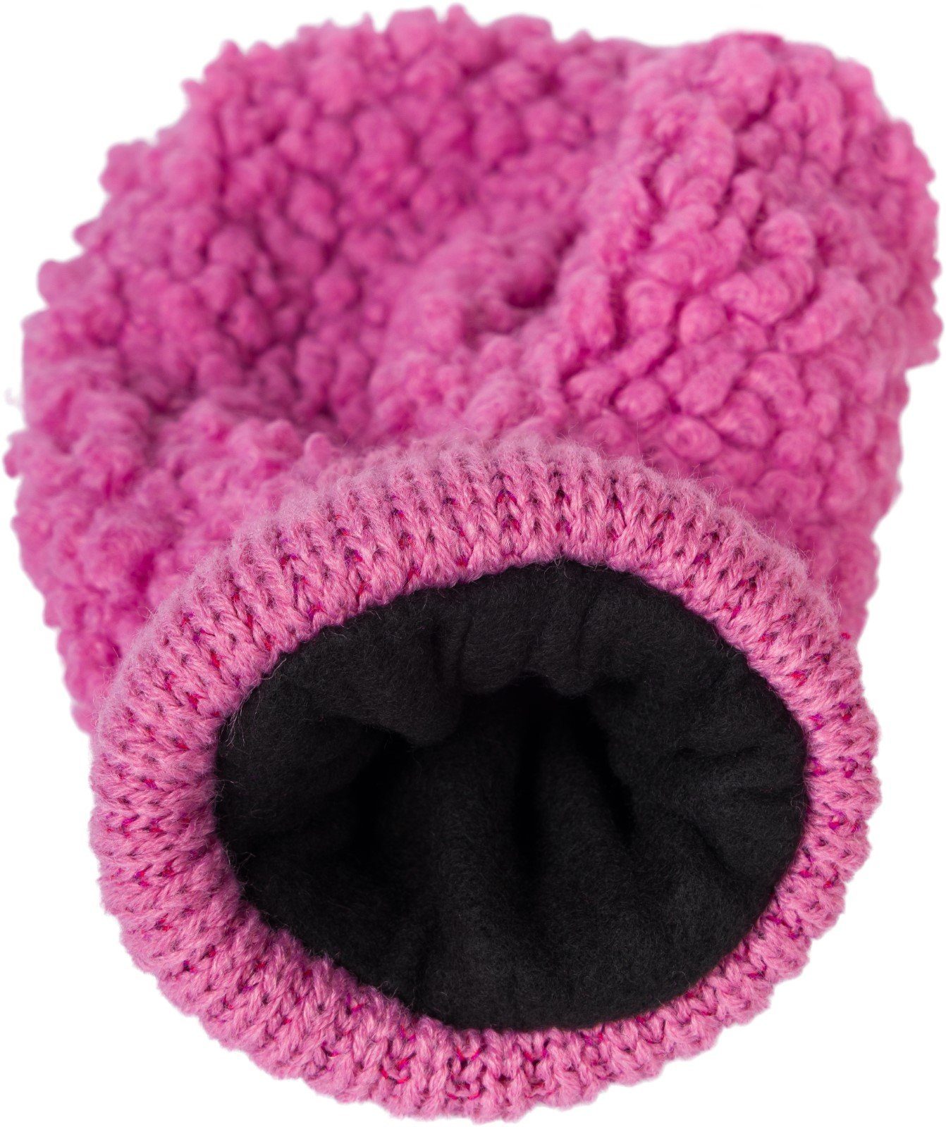 styleBREAKER Fleecehandschuhe Strick Fäustlinge Teddyfell (1-St) günstig online kaufen