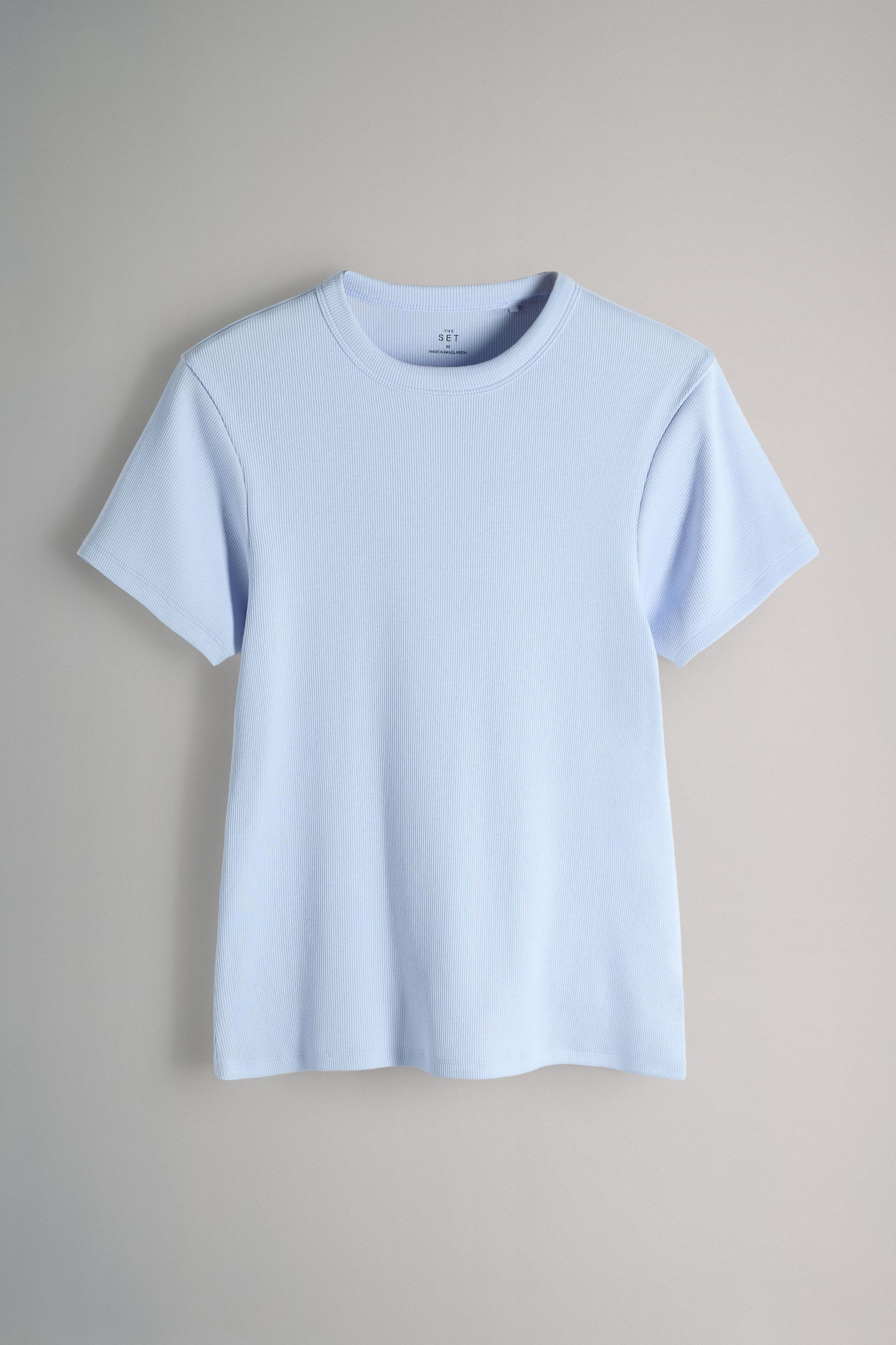 The Set T-Shirt The Set gerippte Kurzarm-T-Shirts, 8er-Pack (8-tlg) günstig online kaufen