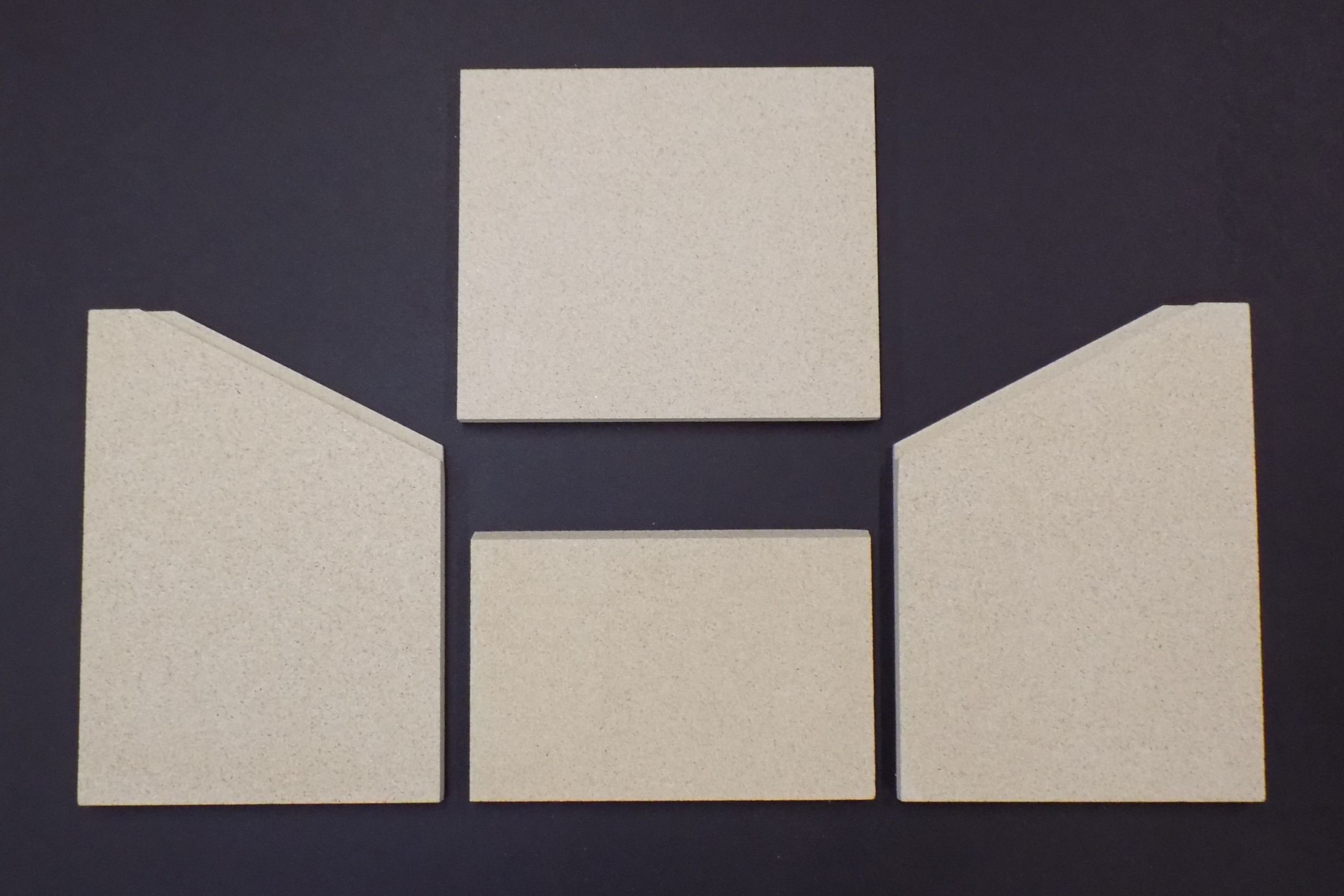 kaminXpert Feuerraumplatten für Varde Ovne Line 22 Kaminofen Ersatzteil Feuerraumauskleidung