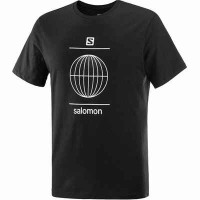 Salomon Kurzarmshirt Herren Kurzarm-T-Shirt Salomon Outlife Schwarz L Salomon