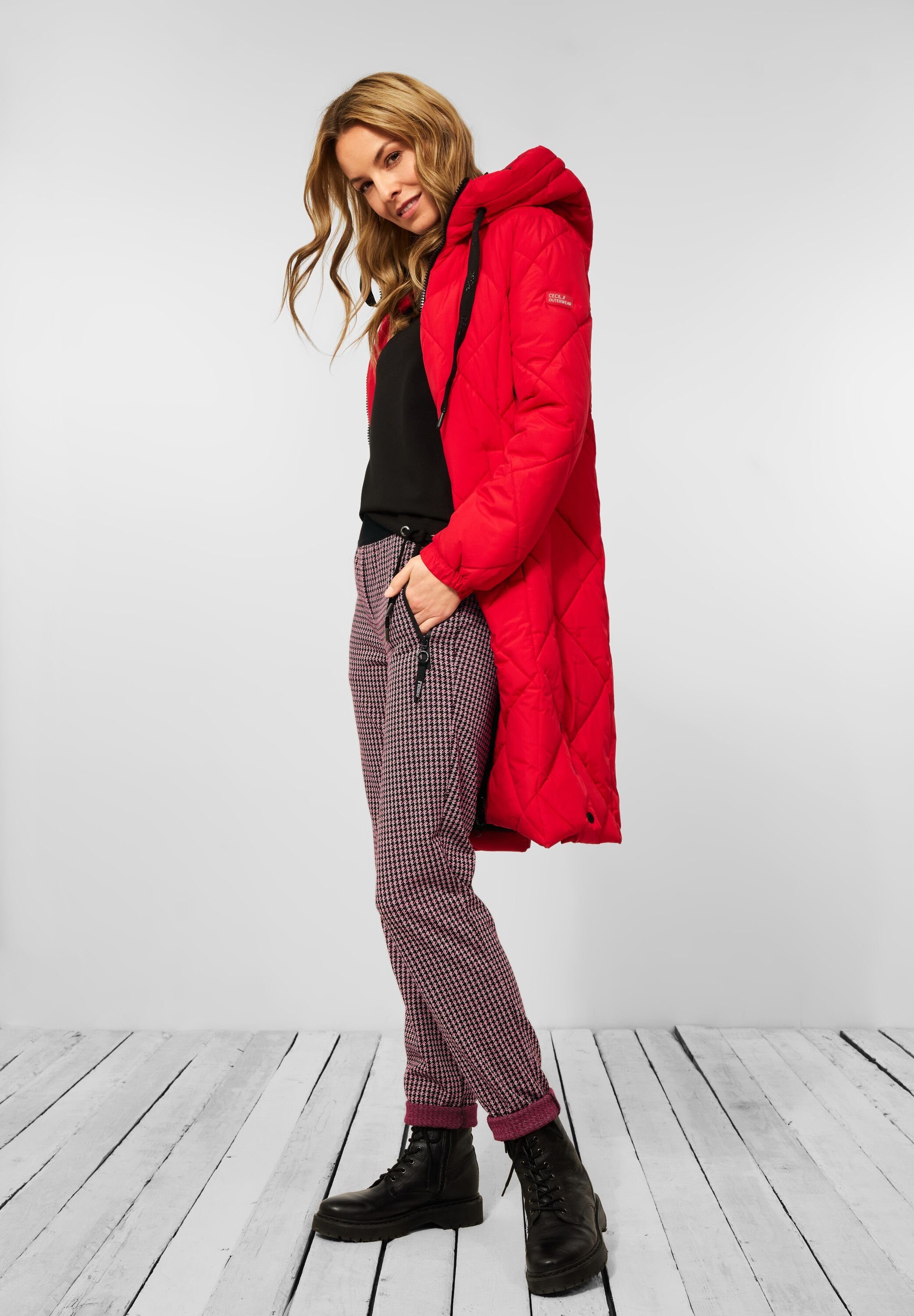 CECIL Stoffhose mit Zipper-Taschen
