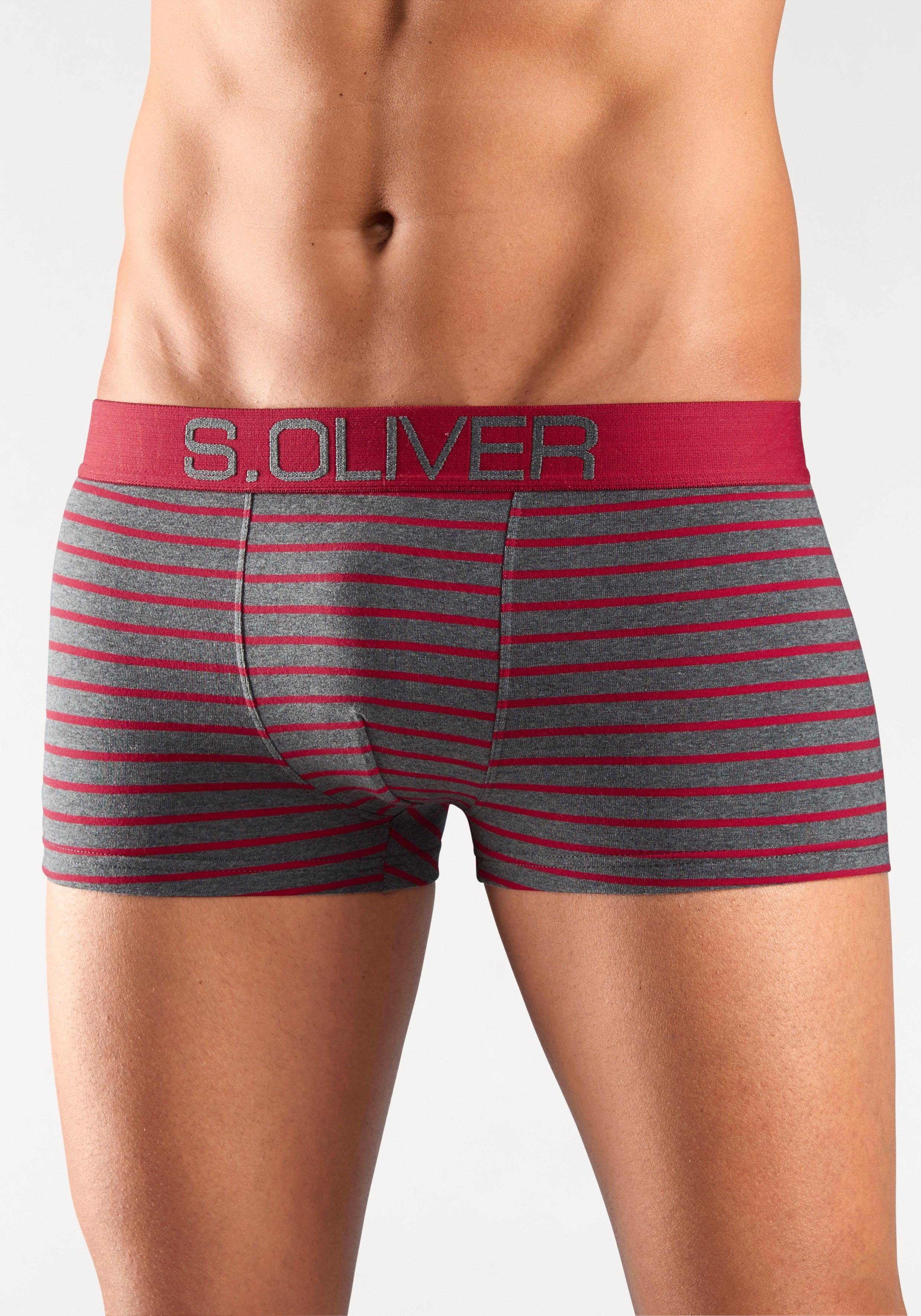 s.Oliver Hipster (Packung, 4-St) knapp sitzende Boxershorts für Herren aus Baumwoll-Mix