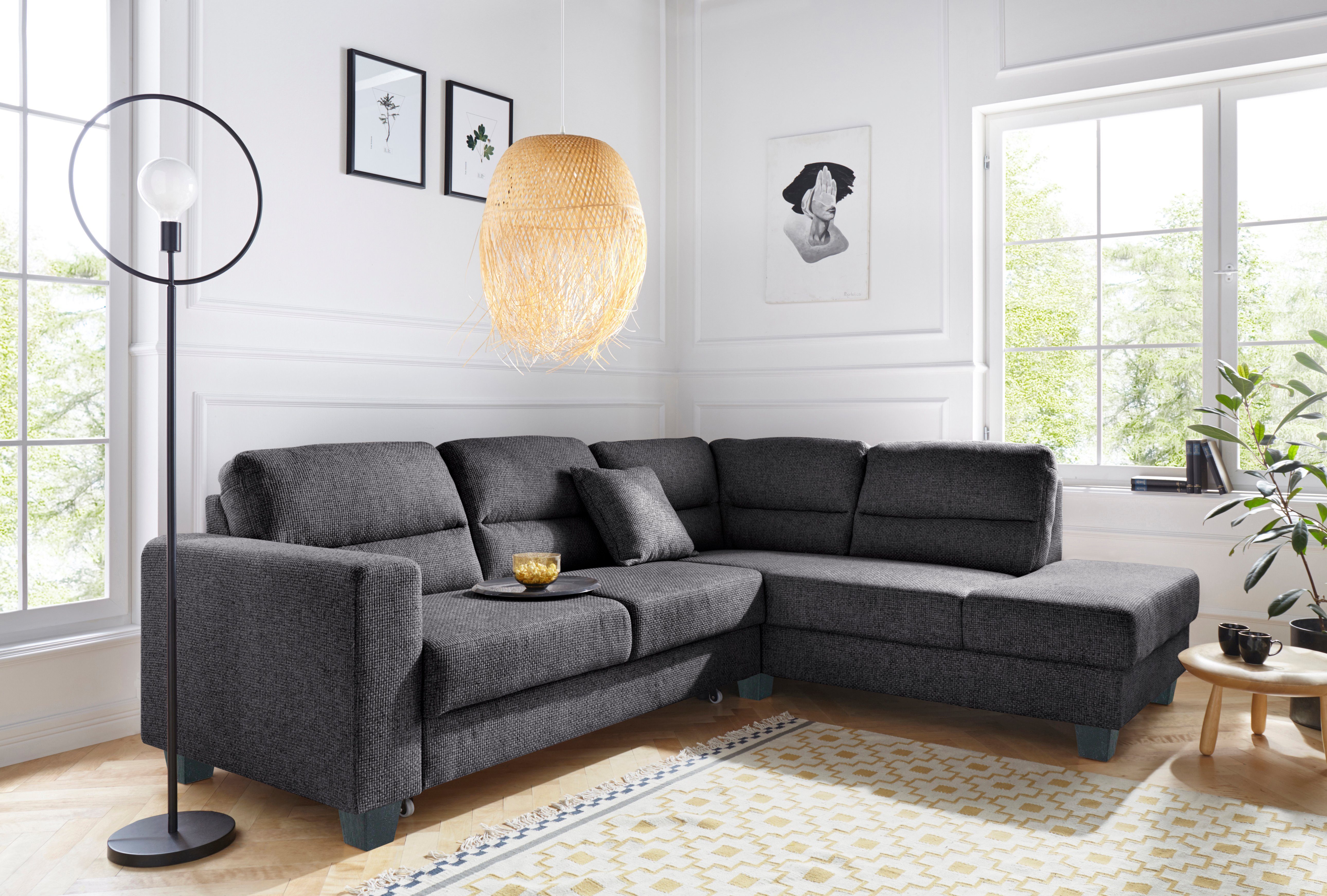 TRENDMANUFAKTUR Ecksofa Chamber, zeitlos und modern, günstig online kaufen