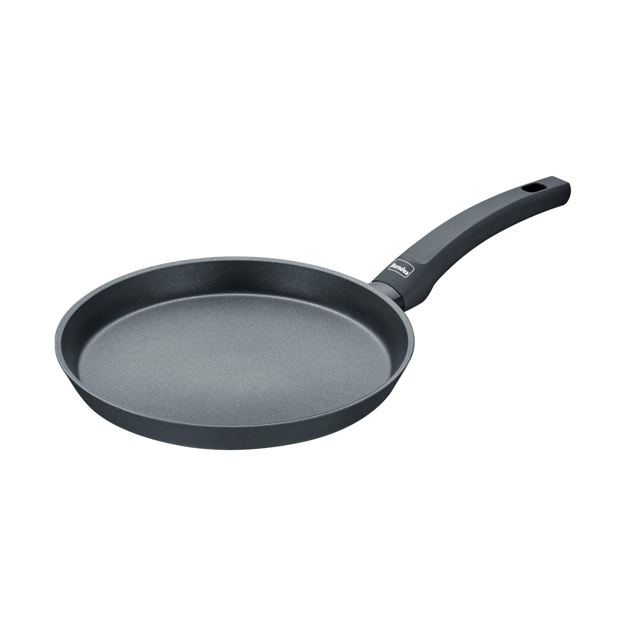 Berndes Crêpepfanne Induktion 24 oder 28 cm, Aluminium, schwarz, Aluminium, schlaggeschmiedet