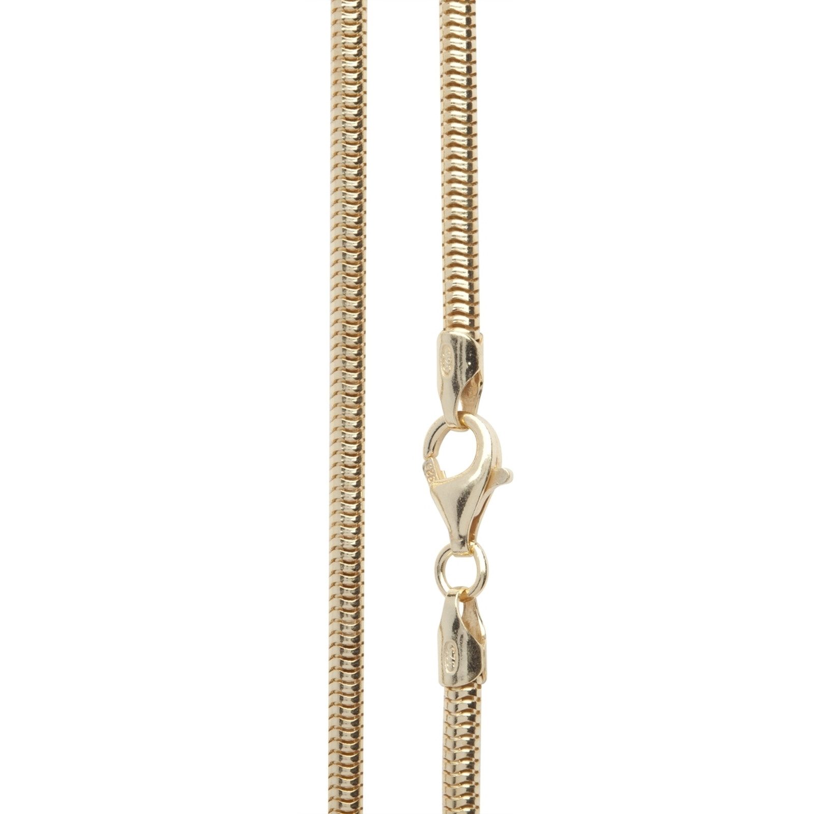Silberkette Ostsee-Schmuck Kette Schlange 3,0 mm Kette Schlange 3,0 mm
