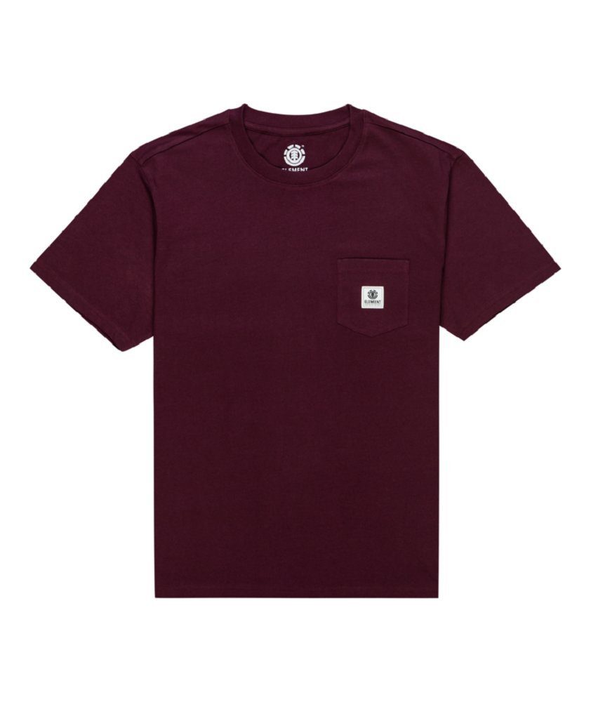 Element T-Shirt Element Herren T-Shirt Basic Pocket Label Adult winetasting