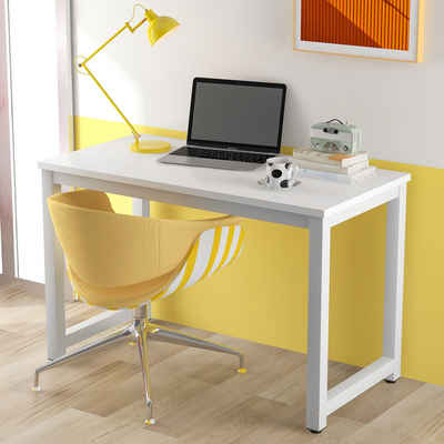 IDEASY Computertisch Bürotisch Konferenztisch Spieltisch Arbeitstisch 120*60*75 cm, (stabile Stahlbeine geeignet für Arbeitszimmer, Schlafzimmer), Wohnzimmer, Küche, Kinderzimmer, Büro