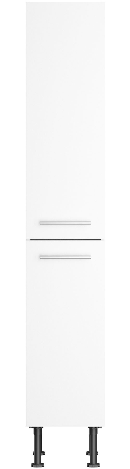 KOCHSTATION Apothekerschrank KS-Bern2 Breite 30 cm, Höhe 176,6 cm, 2 Auszüge (Höhe 89,2 /70 cm)