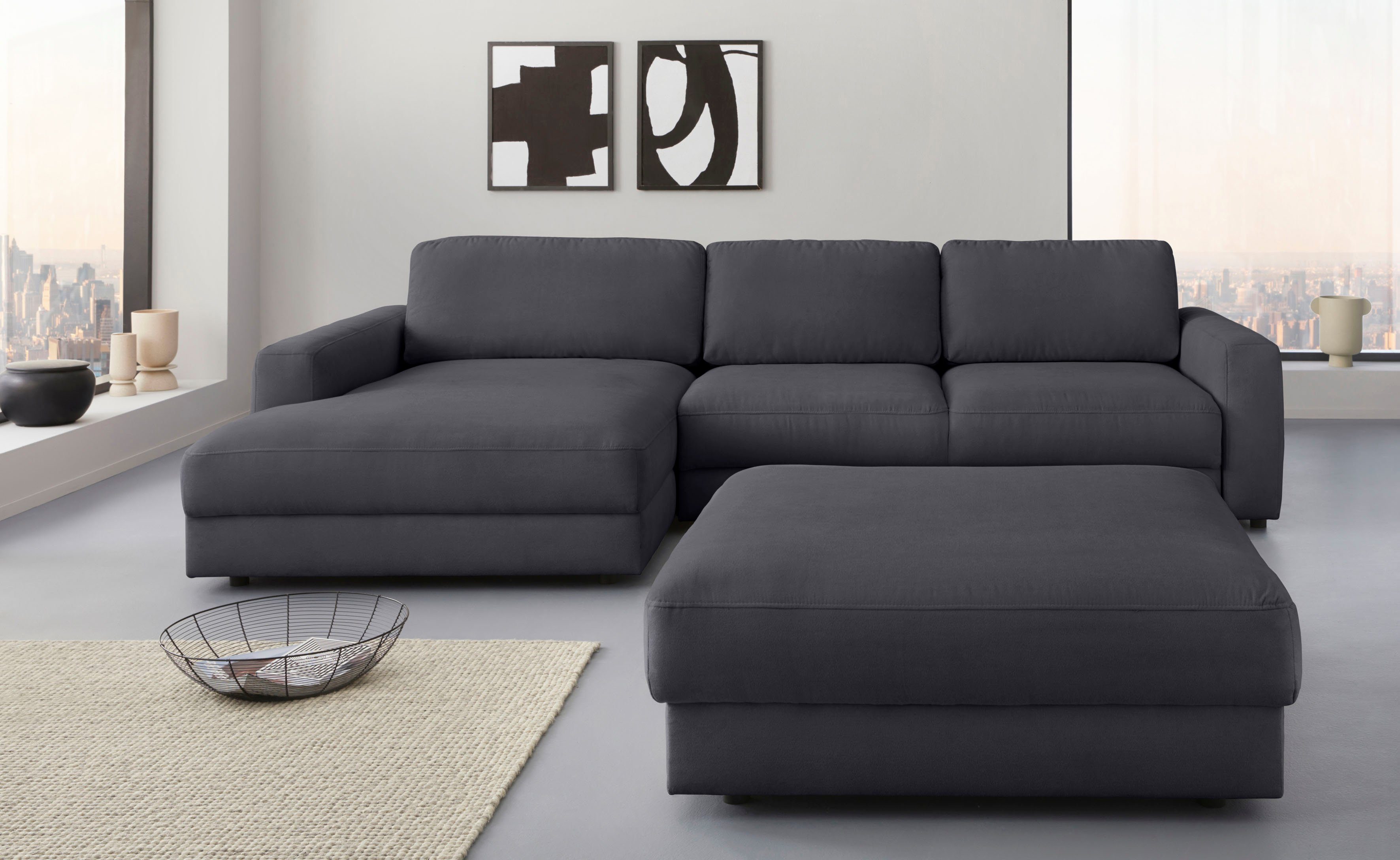 Places of Style Ecksofa "Bloomfield, bequem und elegant, OTTOs Choice, L-Fo günstig online kaufen