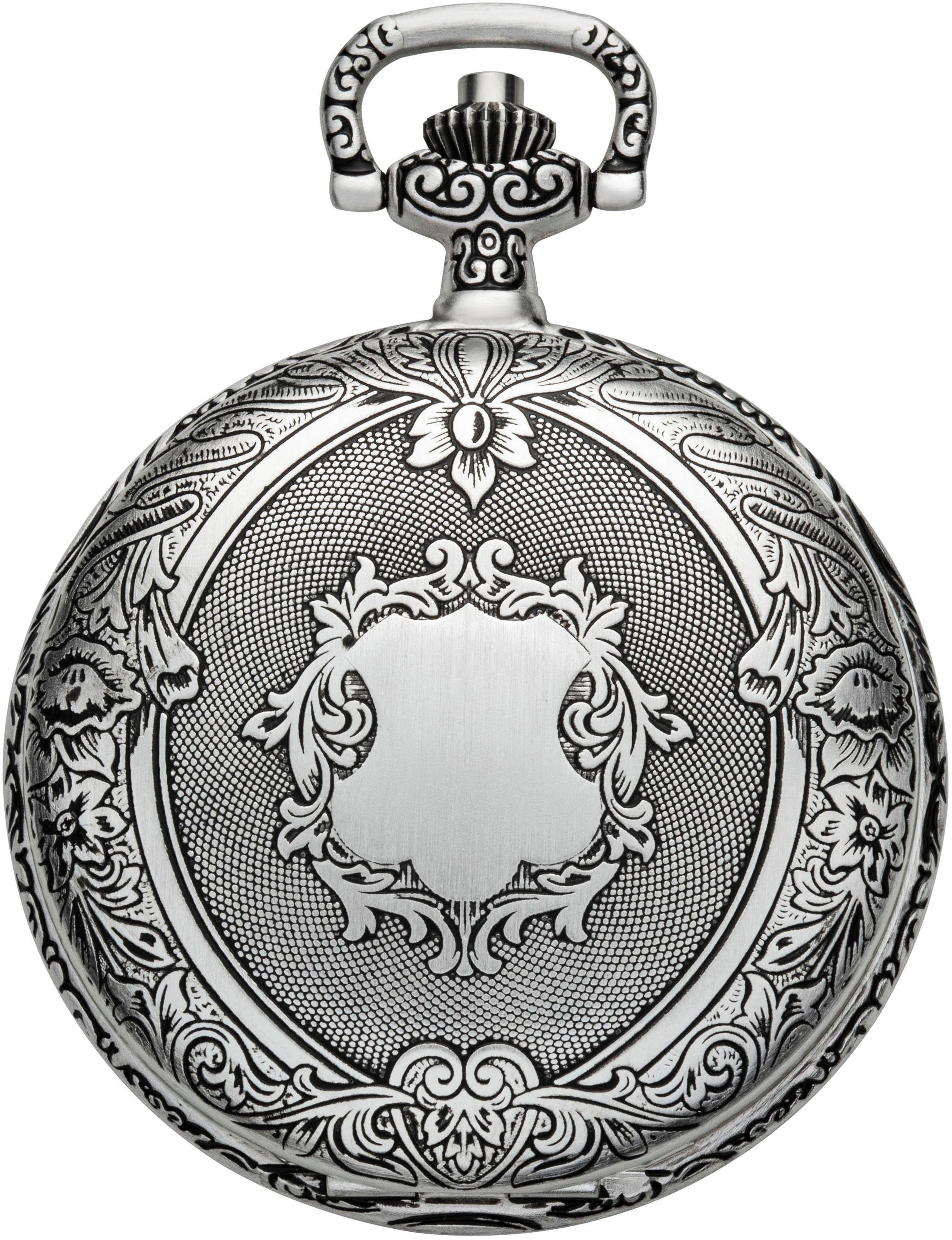 Regent Taschenuhr P724-19467740, (Set, 2-tlg., mit dazu passender Kette), Herrenuhr, Handaufzug, Acrylglas