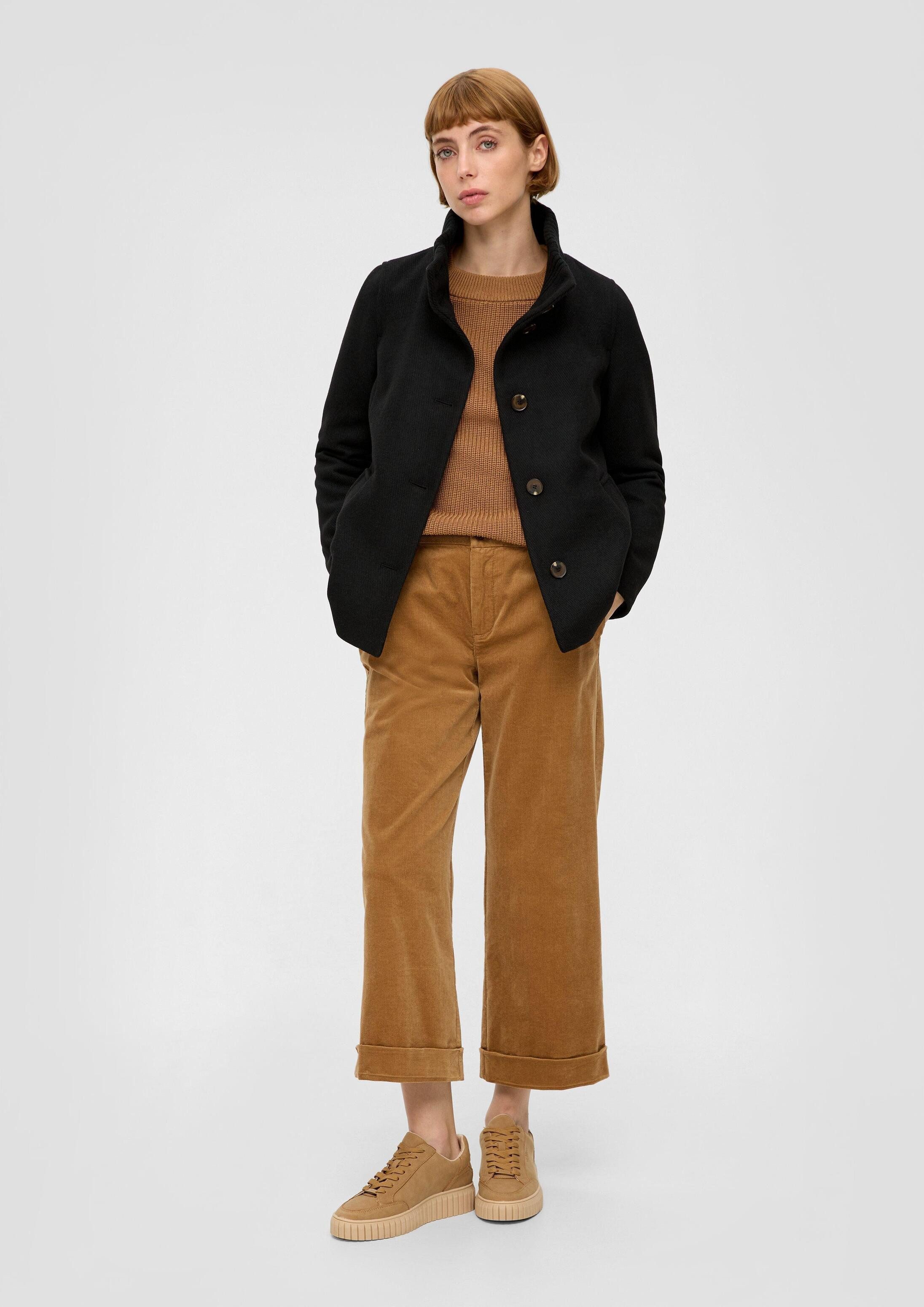 s.Oliver Culotte Hose Regular: Culotte aus Cord