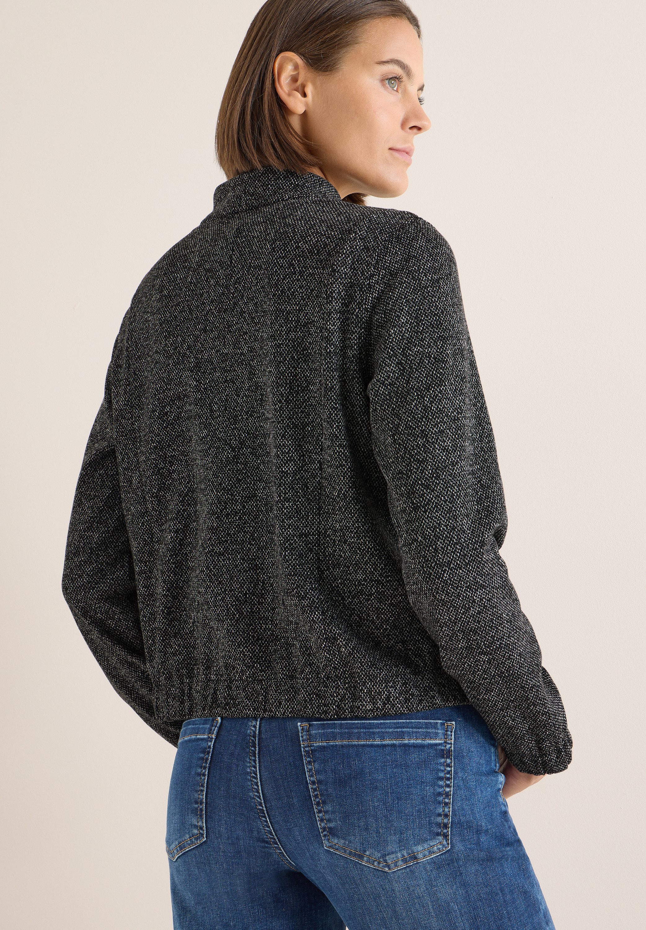 CECIL Blouson im melierten Look und mit Elastiksaum günstig online kaufen