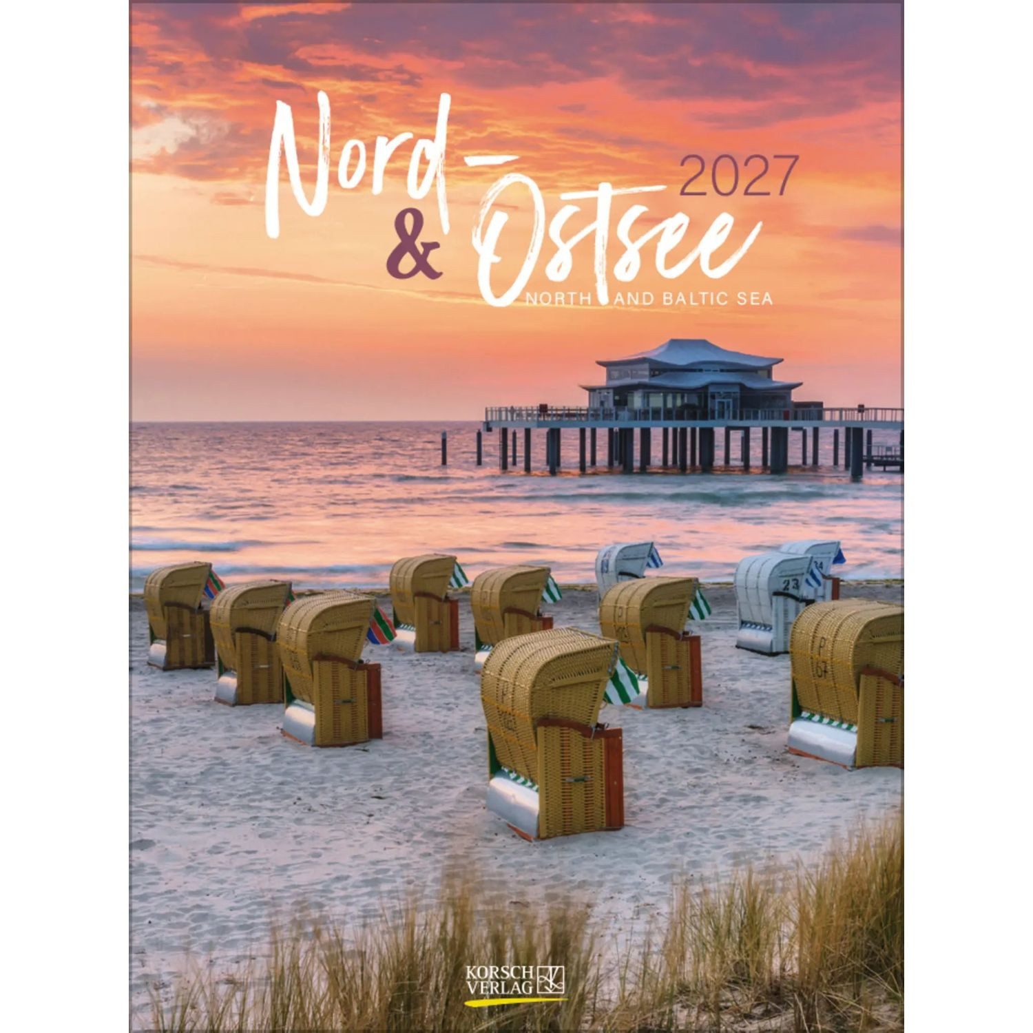 Korsch Verlag Wandkalender Nord- und Ostsee Wochenkalender 2027