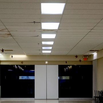 etc-shop LED Deckenleuchte, LED-Leuchtmittel fest verbaut, Neutralweiß, LED Panel 60x60 Aufputz Deckenlampe Büro LED Panel Einbau