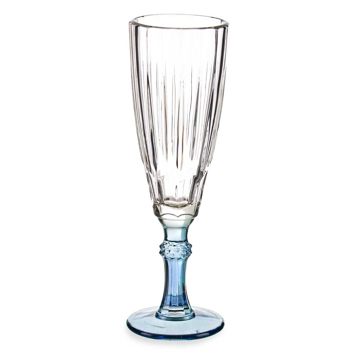 Vivalto Weinglas Weinglas mit buntem Fuß, 170 ml, 6 Stück, Glas
