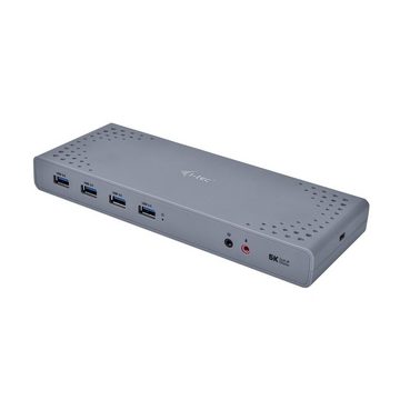 I-TEC Laptop-Dockingstation USB 3.0 / USB-C / Thunderbolt 3, Dual Display, 2x 4K 60Hz Video, 2x HDMI, 2x DP, 6x USB 3.0