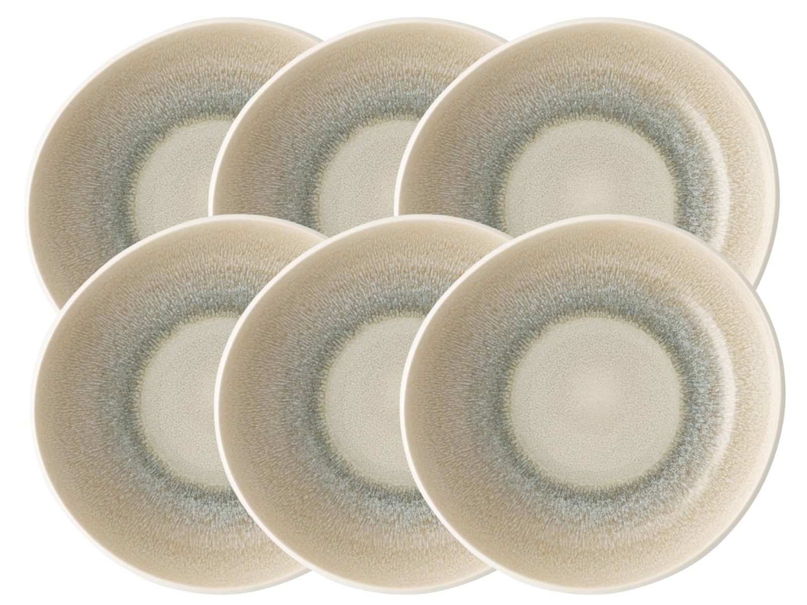 Rosenthal Teller-Set Junto Dune Teller tief 28 cm Set6, Steinzeug