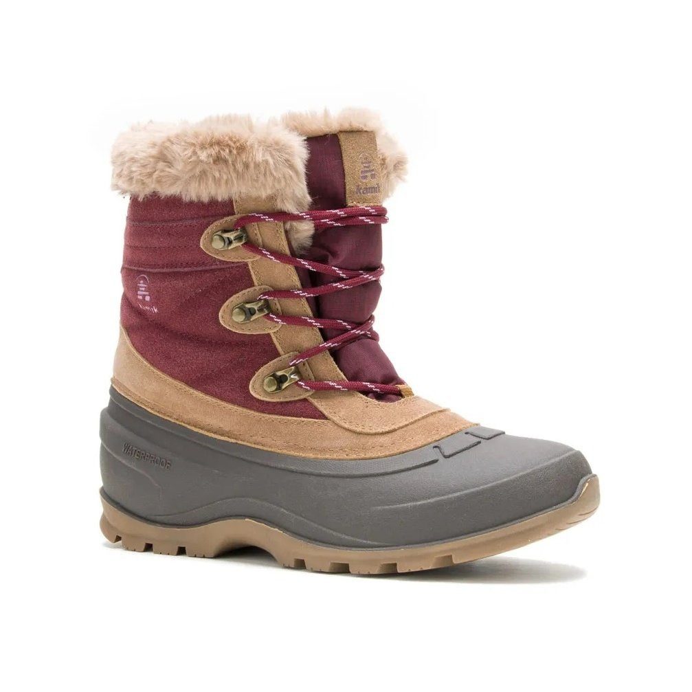 Kamik Snovalley 5 (Wildleder, wasserdicht) burgunderrot Damen Winterstiefel günstig online kaufen