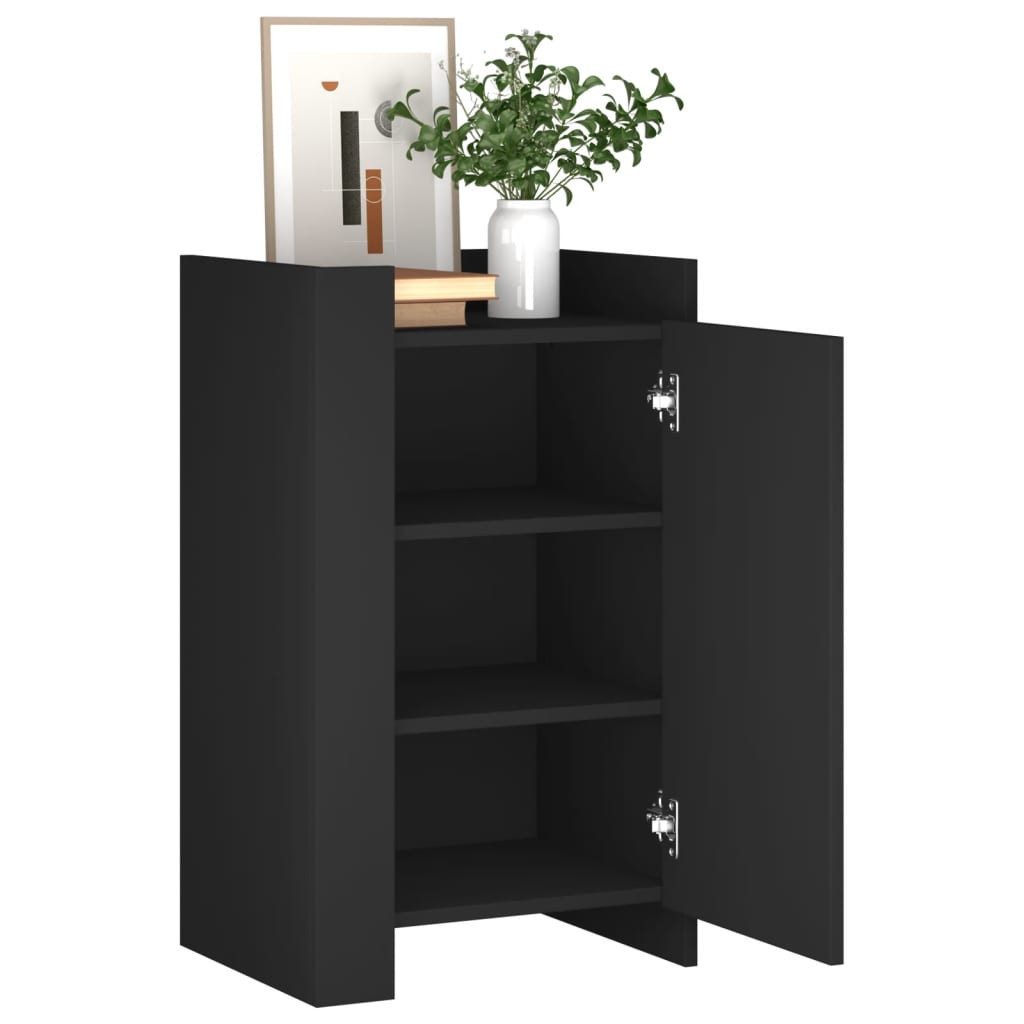 vidaXL Sideboard Sideboard Schwarz 45x35x75 cm günstig online kaufen